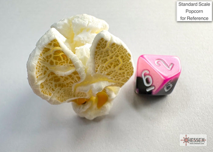 Chessex - Gemini Mini-hedral Black-Pink/white 7-Die Set