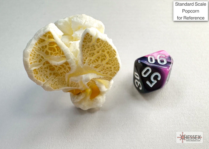 Chessex - Gemini Mini-hedral Black-Pink/white 7-Die Set