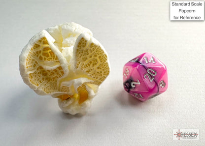 Chessex - Gemini Mini-hedral Black-Pink/white 7-Die Set