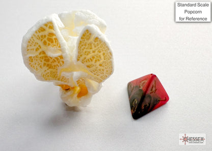 Chessex - Gemini Mini-hedral Black-Red/gold 7-Die Set