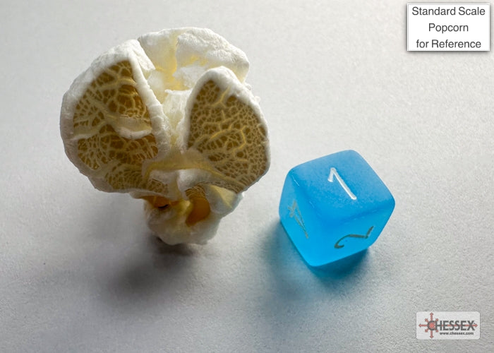 Chessex - Frosted Mini-hedral Caribbean Blue/white 7-Die Set
