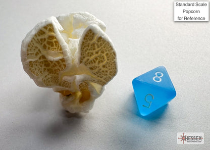 Chessex - Frosted Mini-hedral Caribbean Blue/white 7-Die Set