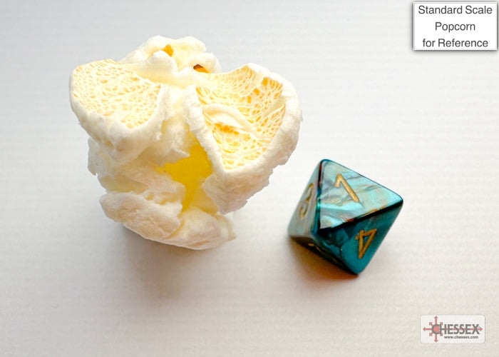 Chessex - Gemini Mini-hedral Red-Teal/gold 7-Die Set