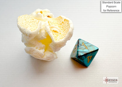 Chessex - Gemini Mini-hedral Red-Teal/gold 7-Die Set