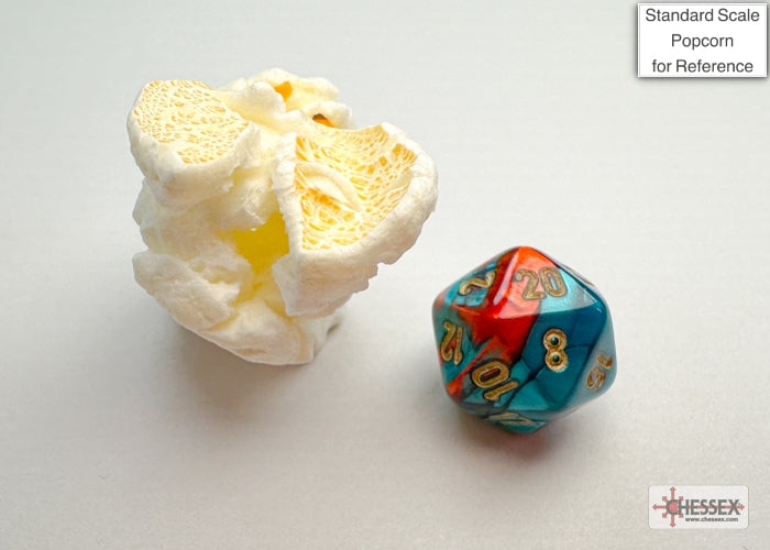Chessex - Gemini Mini-hedral Red-Teal/gold 7-Die Set