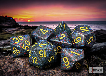 Chessex Speckled Twilight Polyhedral 7-Dice Set