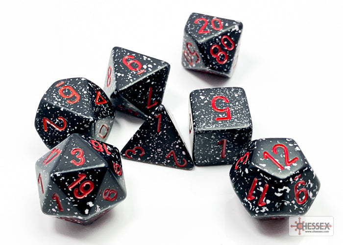 Chessex Speckled Space Polyhedral 7-Dice Set