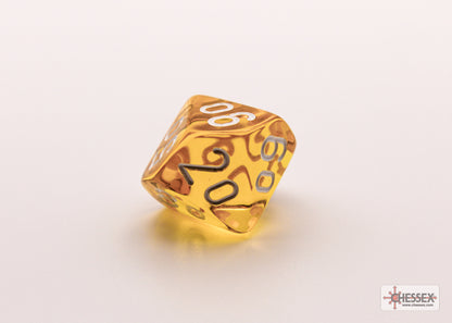 Chessex Prism Translucent GM & Beginner Player Polyhedral 7-Die Set