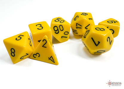 Chessex - Opaque White/black Polyhedral 7-Dice Set (Copy)