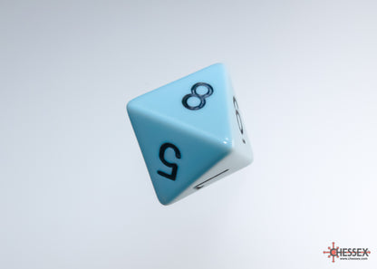 Chessex - Opaque Pastel Blue/black Polyhedral 7-Die Set