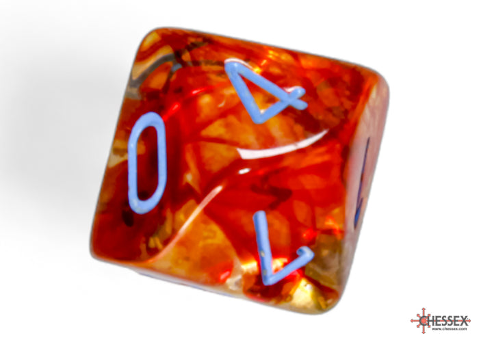 Chessex - Nebula Primary/blue Luminary Polyhedral 7-Dice Set