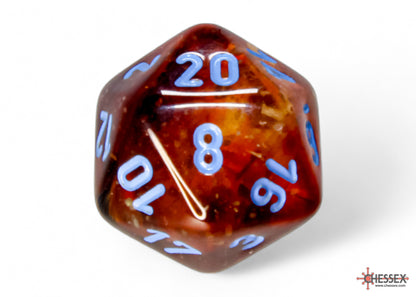 Chessex - Nebula Primary/blue Luminary Polyhedral 7-Dice Set