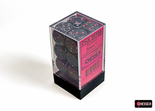 Chessex - Speckled Space 16mm d6 Dice Block (12 dice)