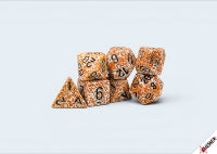 Chessex Speckled Rust Polyhedral 7-Dice Set