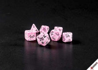 Chessex Speckled Pink Polyhedral 7-Dice Set