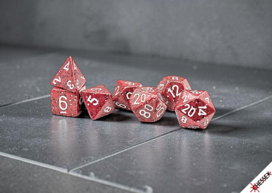 Chessex Speckled Lava Stone Polyhedral 7-Dice Set
