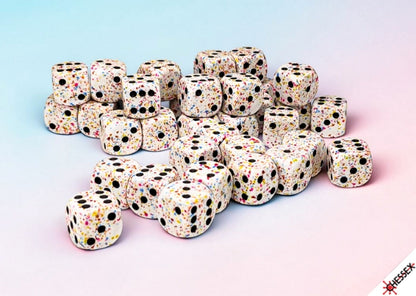 Chessex Speckled Birthday 12mm d6 Dice Block (36 Dice)