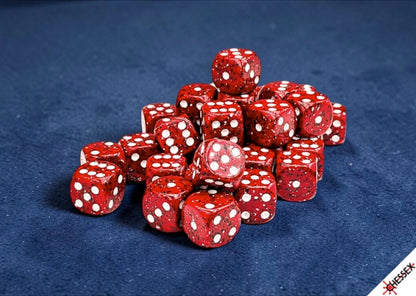 Chessex Speckled Lava Stone 12mm d6 Dice Block (36 Dice)