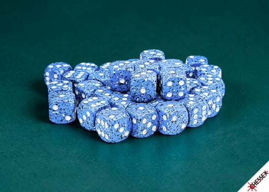 Chessex Speckled Ocean Stone 12mm d6 Dice Block (36 Dice)