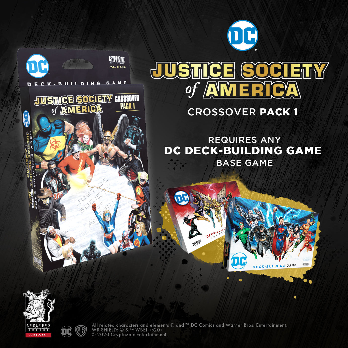 DC Comics Deck Building Game - Justice Society of America - Crossover Pack #01 - Expansion