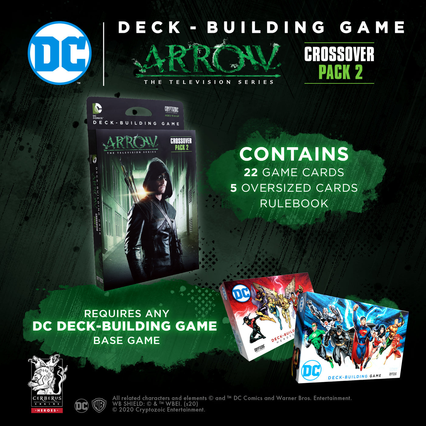 DC Comics Deck Building Game - Arrow (TV Series) - Crossover Pack #2 Expansion