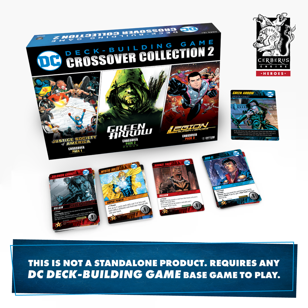 DC Comics Deck Building Game - Crossover Collection Box #02 - 3 Expansions