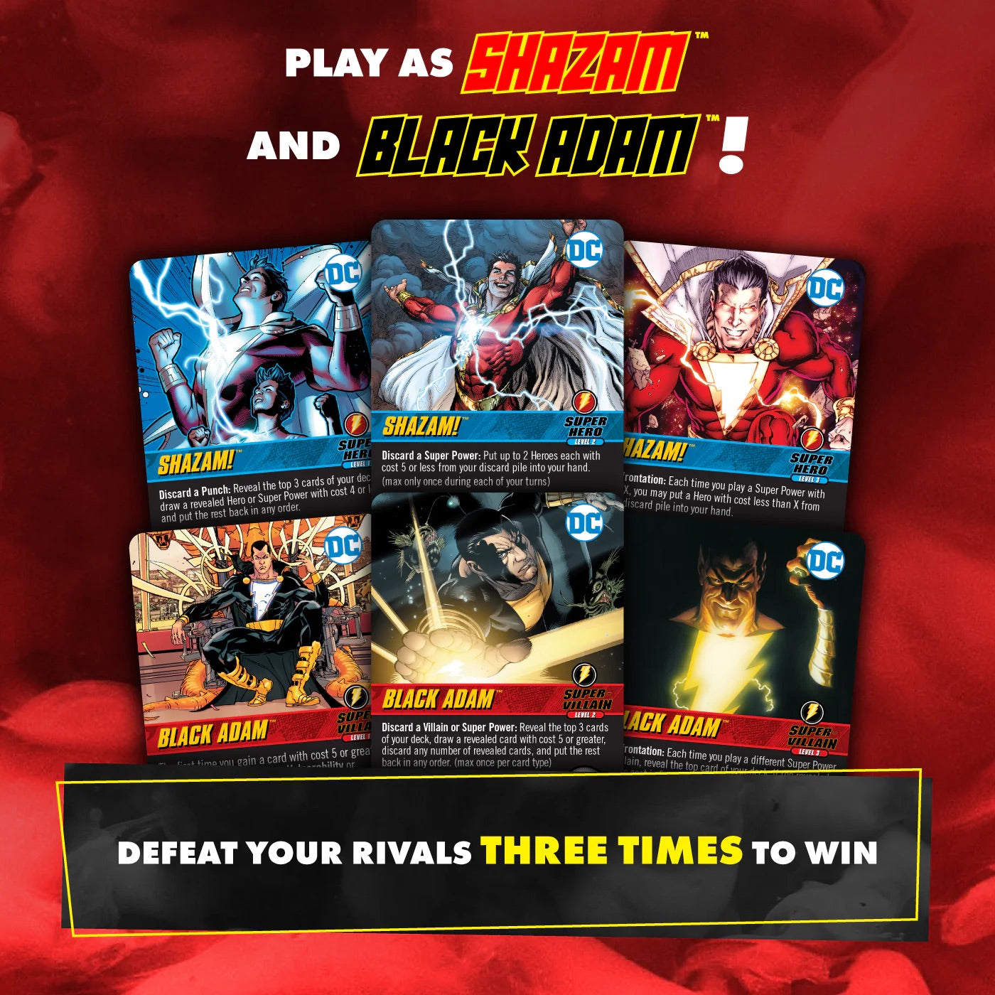 DC Deck-Building Game: Rivals — Shazam! vs. Black Adam