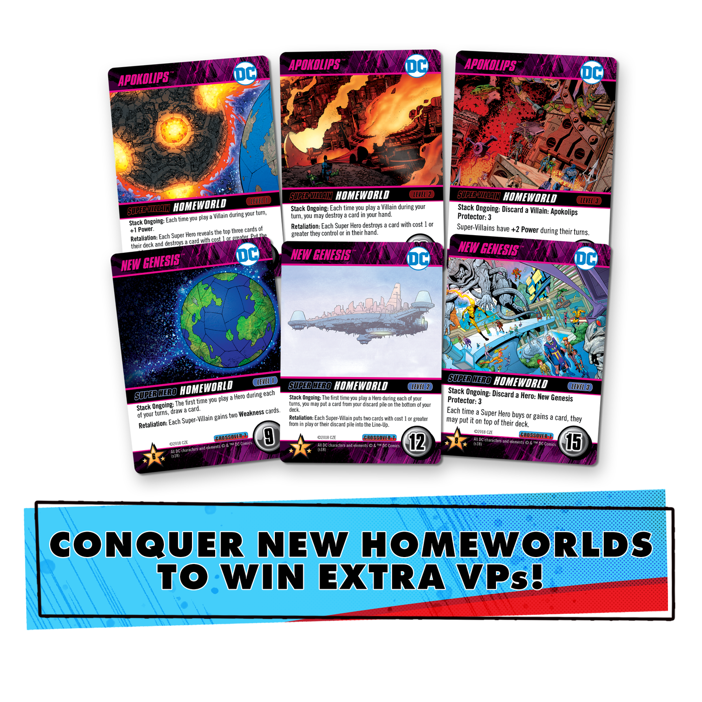 DC Comics Deck Building Game - The New Gods - Crossover Pack #07 - Expansion