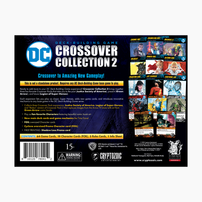 DC Comics Deck Building Game - Crossover Collection Box #02 - 3 Expansions