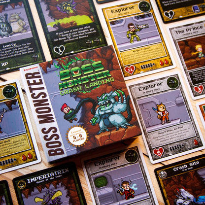 Boss Monster - "Crash Landing"  5-6 Player Mini-Expansion