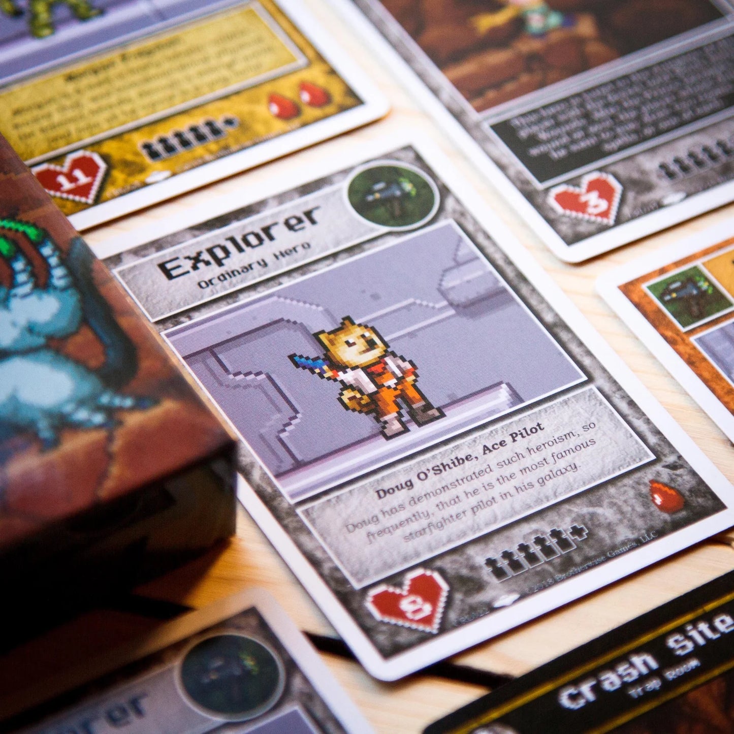 Boss Monster - "Crash Landing"  5-6 Player Mini-Expansion