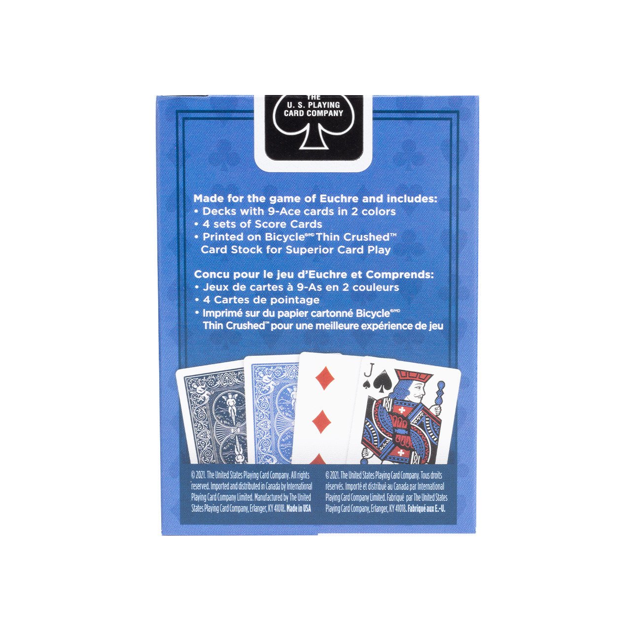 Bicycle Playing Cards - 2-Deck Euchre Playing Card Pack