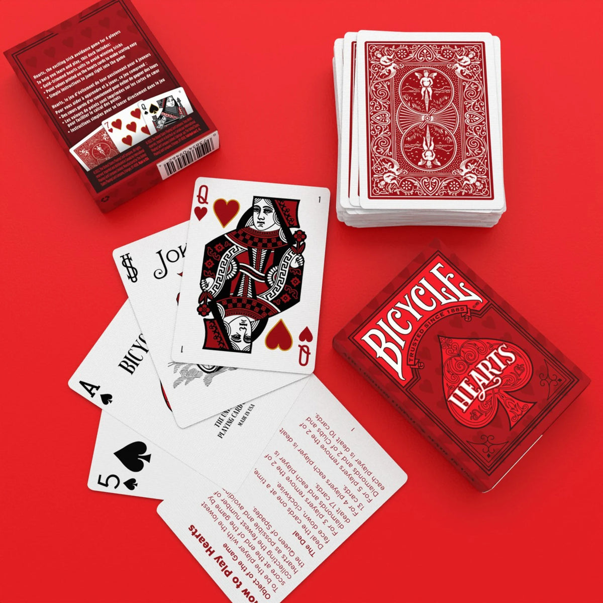 Bicycle Playing Cards - Hearts Playing Card Pack