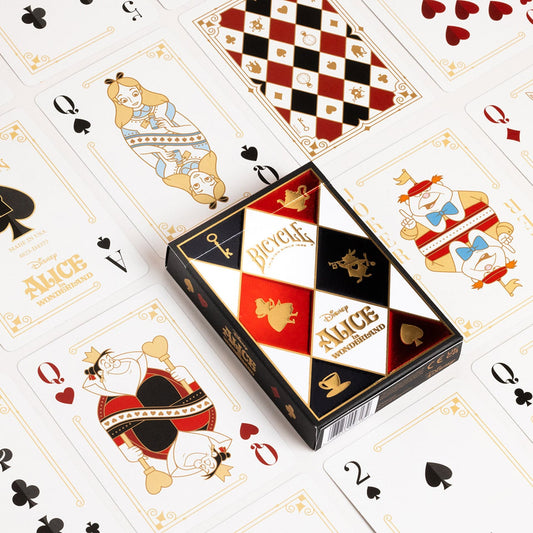Bicycle Playing Cards - Disney's Alice in Wonderland (Foil) - Playing Cards