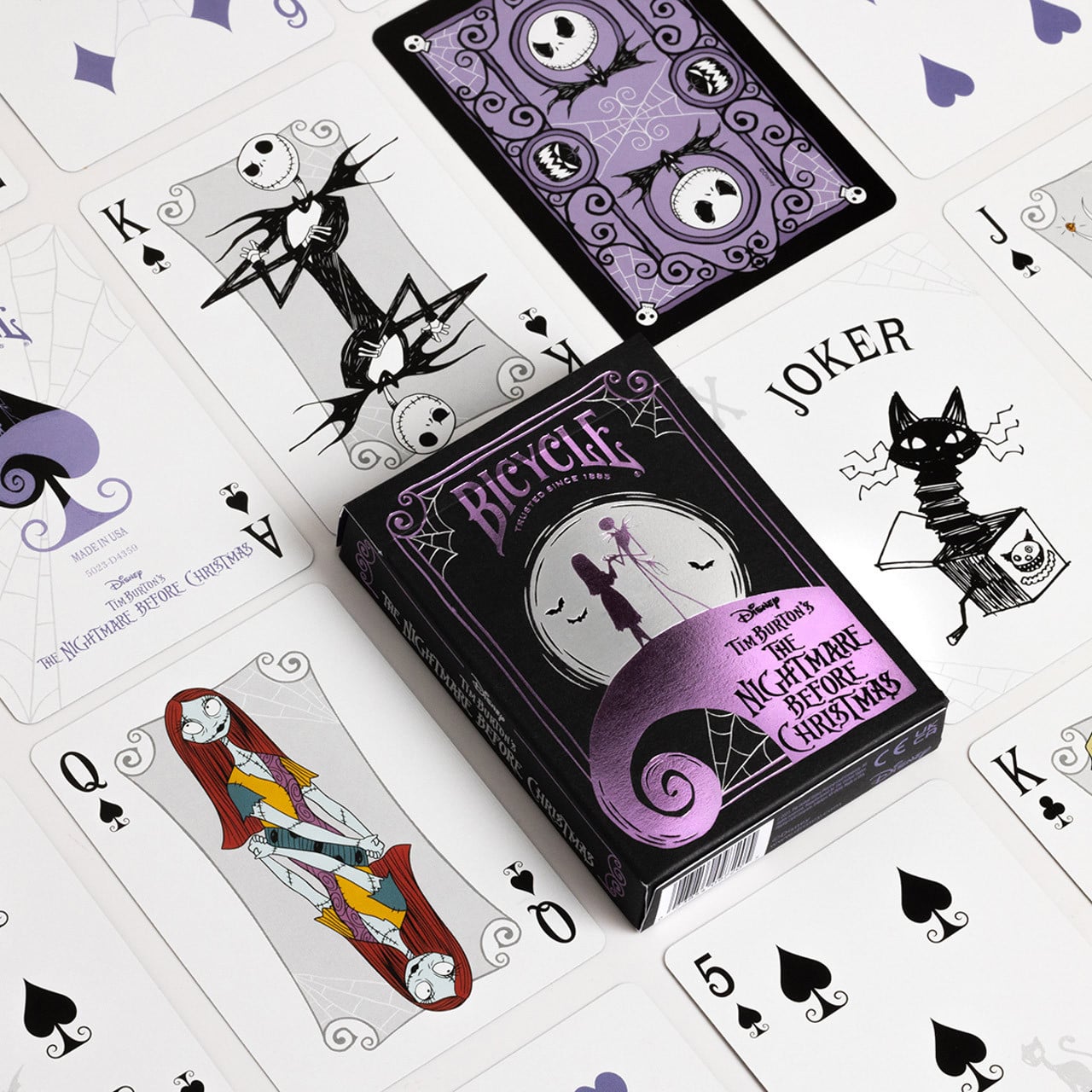Bicycle Playing Cards - Disney - Tim Burton's The Nightmare Before Christmas (Foil) - Playing Cards
