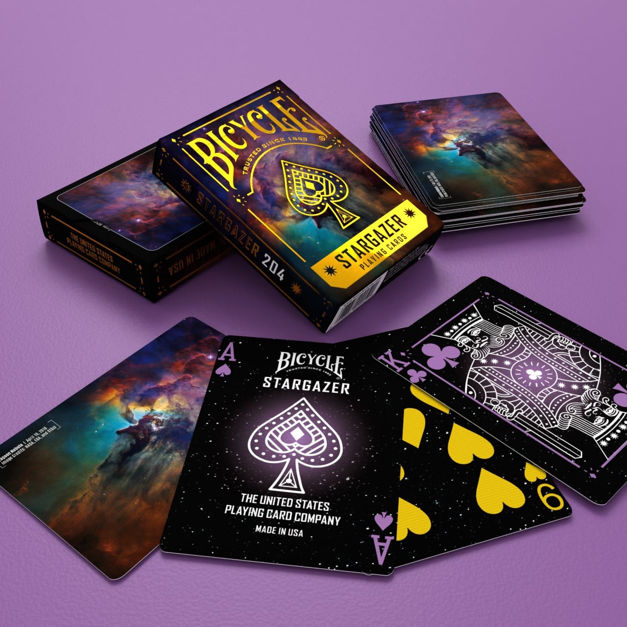 Bicycle Playing Cards -  Stargazer 204 (Foil)