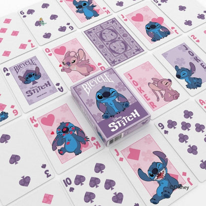 Bicycle Playing Cards -  Disney's Stitch (Purple Deck)