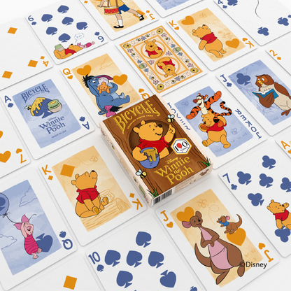 Bicycle Playing Cards - Disney's Winnie the Pooh - 100th Anniversary of Pooh Deck (Foil) - Playing Cards