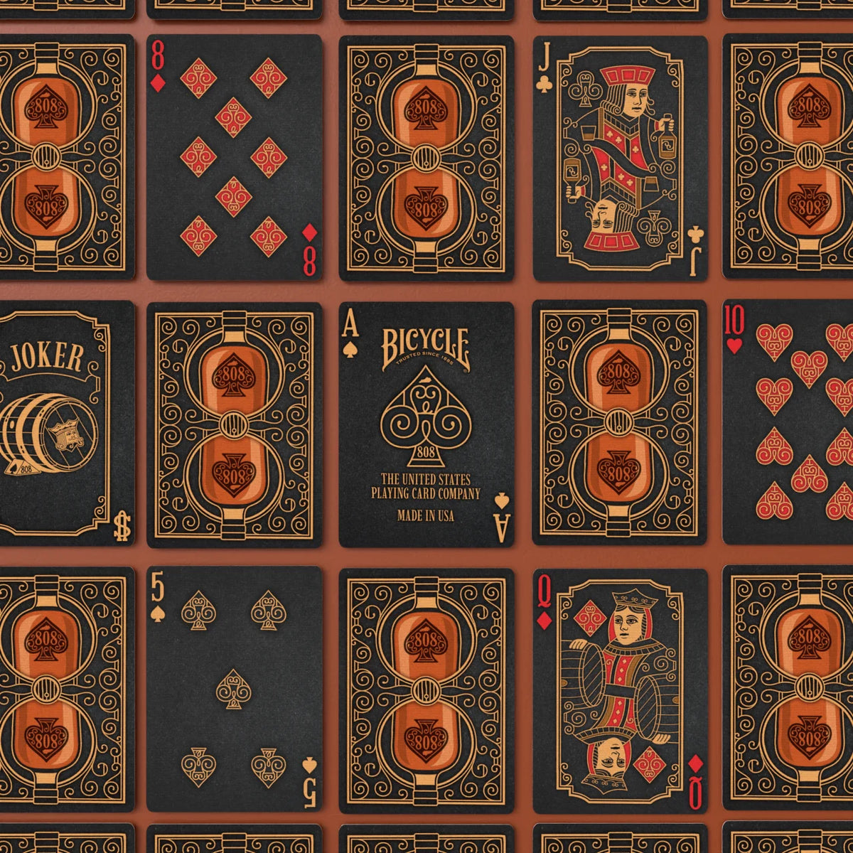 Bicycle Playing Cards - Bourbon Black Label