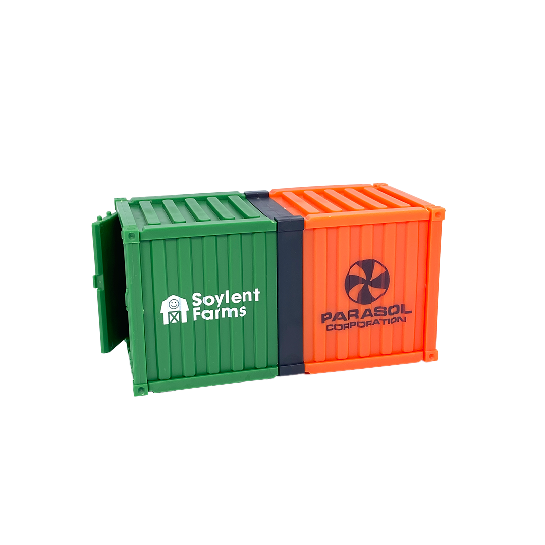 Terrain: Cyberpunk City - 10' Containers - Monster Fight Club