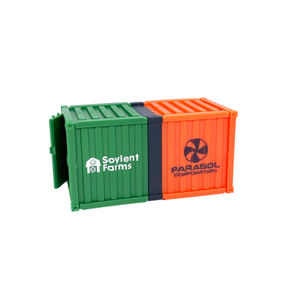 Terrain: Cyberpunk City - 10' Containers - Monster Fight Club