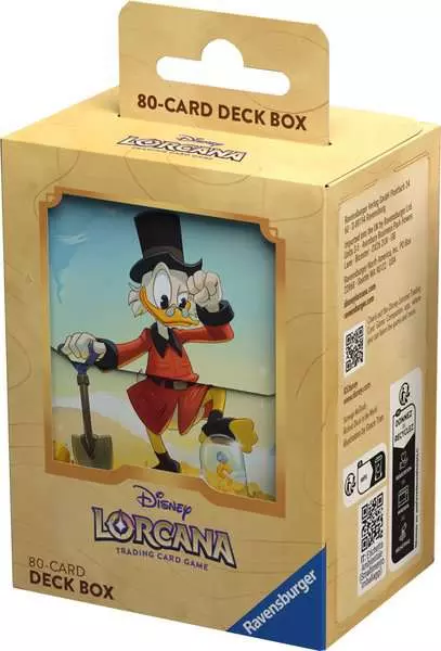 Disney's Lorcana - Into the Inklands - Scrooge McDuck - 80 Card Deck Box - Ravensburger