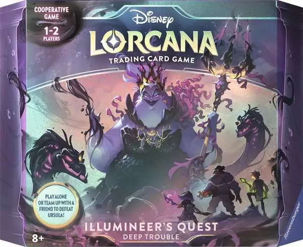 Disney's Lorcana - Ursula's Return - Illumineer's Quest - Deep Trouble - Gift Box Set - Ravensburger Games