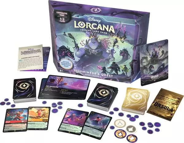 Disney's Lorcana - Ursula's Return - Illumineer's Quest - Deep Trouble - Gift Box Set - Ravensburger Games