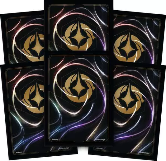 Disney's Lorcana - Shimmering Skies - Cardback Lorcana Logo - 65 Card Sleeves - Ravensburger