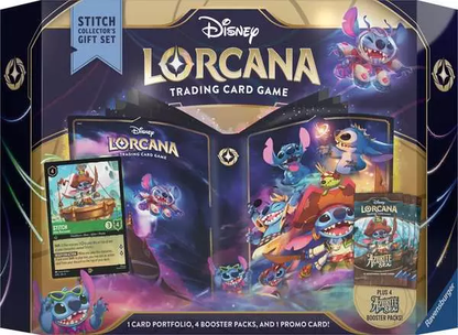 Disney's Lorcana - Azurite Sea - Stitch - Collector's Gift Box Set - Ravensburger Games