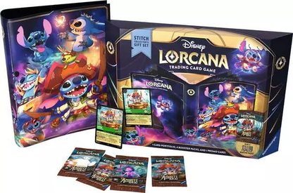Disney's Lorcana - Azurite Sea - Stitch - Collector's Gift Box Set - Ravensburger Games