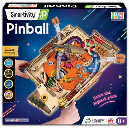Smartivity Pinball Machine - Build-It-Yourself STEAM Kit - Smartivity