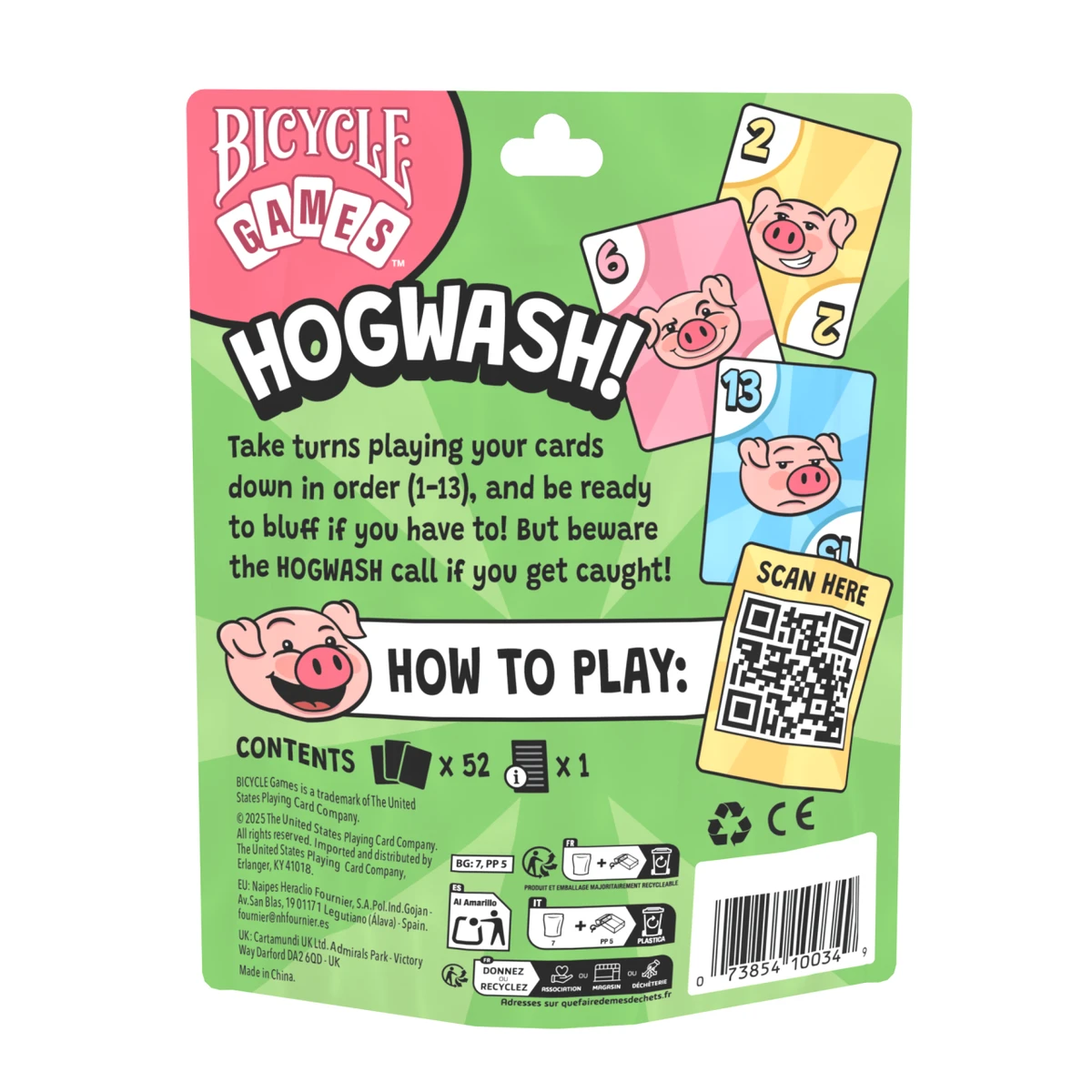 Bicycle: Card Games - Hogwash