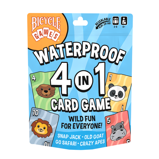 Bicycle: Waterproof 4-in-1 Card Games